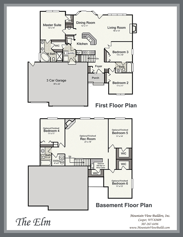 The Elm Floor Plan